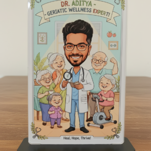 Alternative view of Caricature Acrylic standy