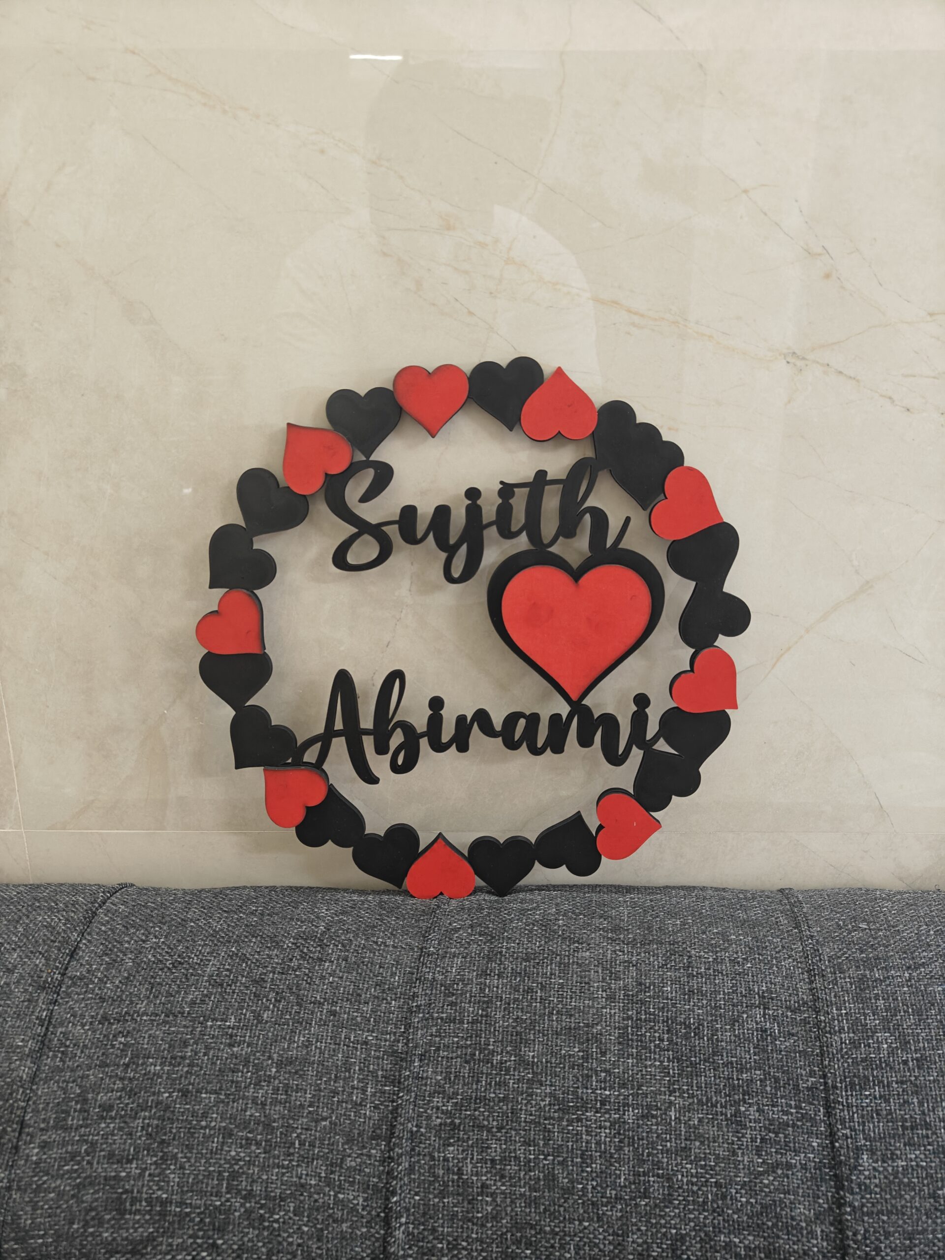 Couple Name Wall decor - Image 2