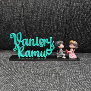 Alternative view of Couple Name Stand