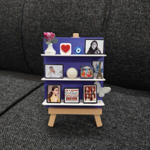 Miniature Shelf with easel Stand
