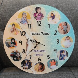 Alternative view of Acrylic ocean Theme Clock