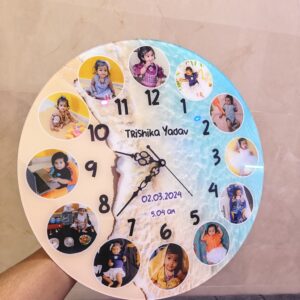 Acrylic ocean Theme Clock