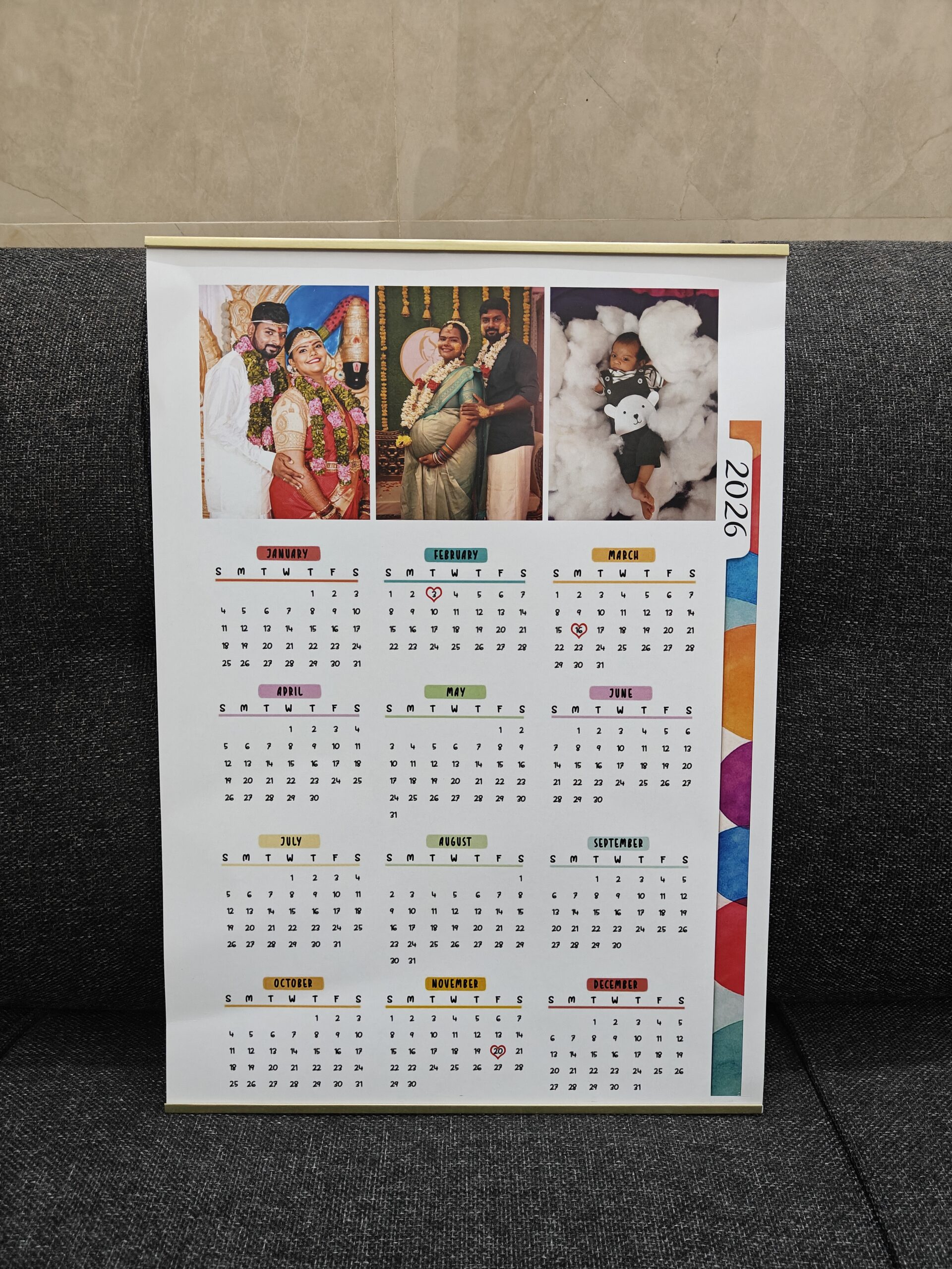 Yearly Photo Calendar