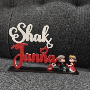 Alternative view of Couple Name Stand  2.1