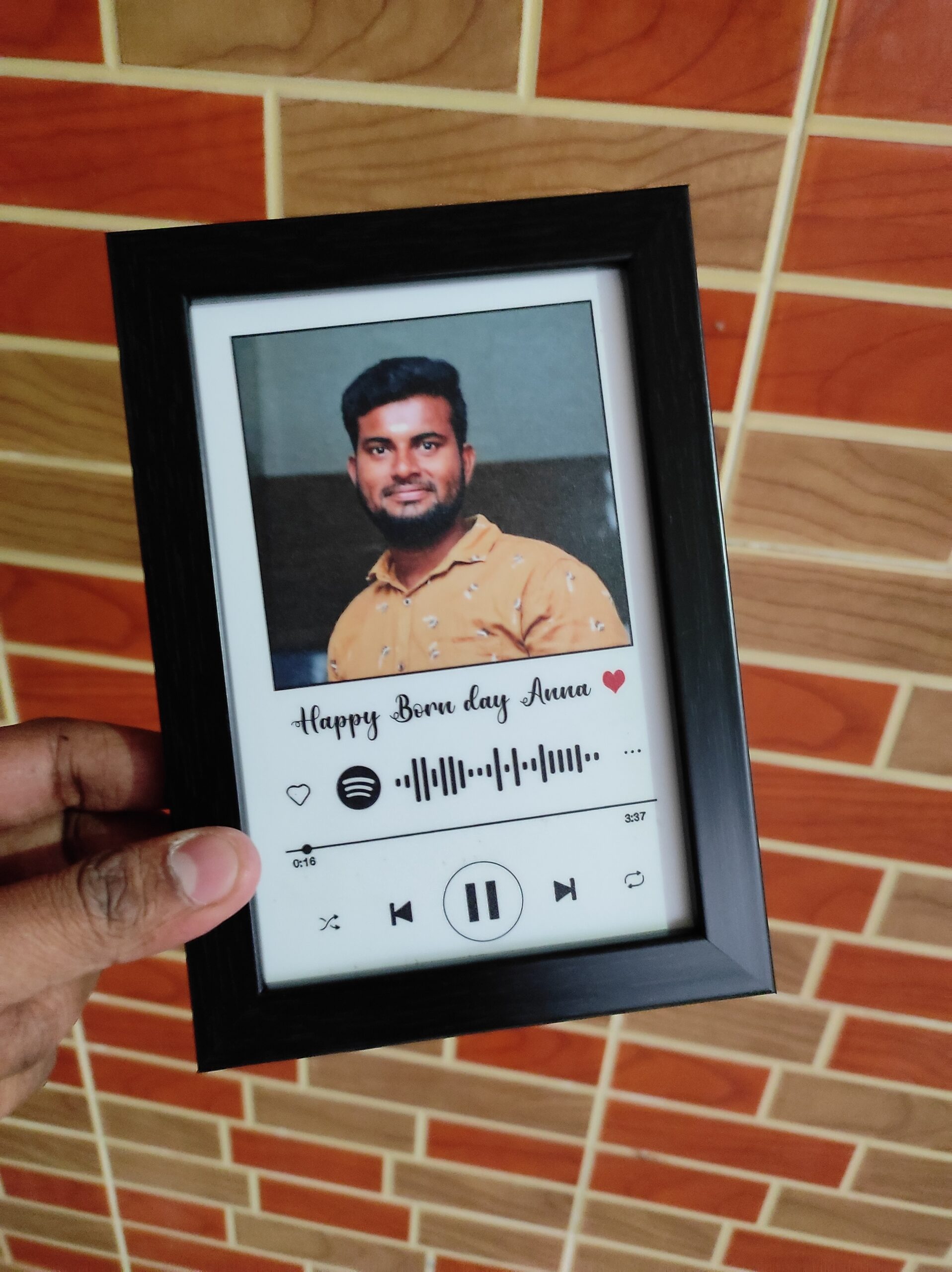 Spotify Photo Frame - 6*4 inch