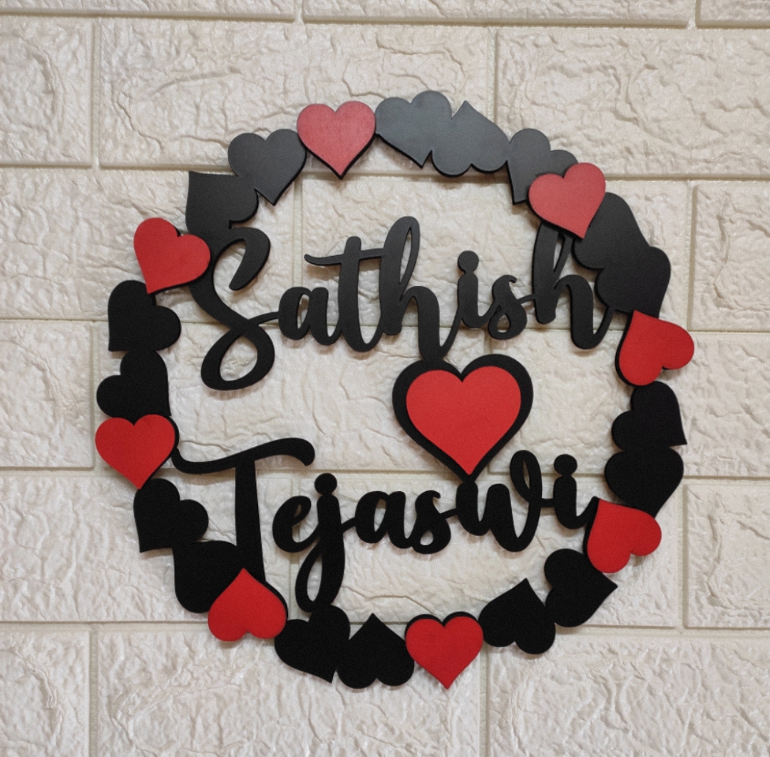 Couple Name Wall decor - Image 4