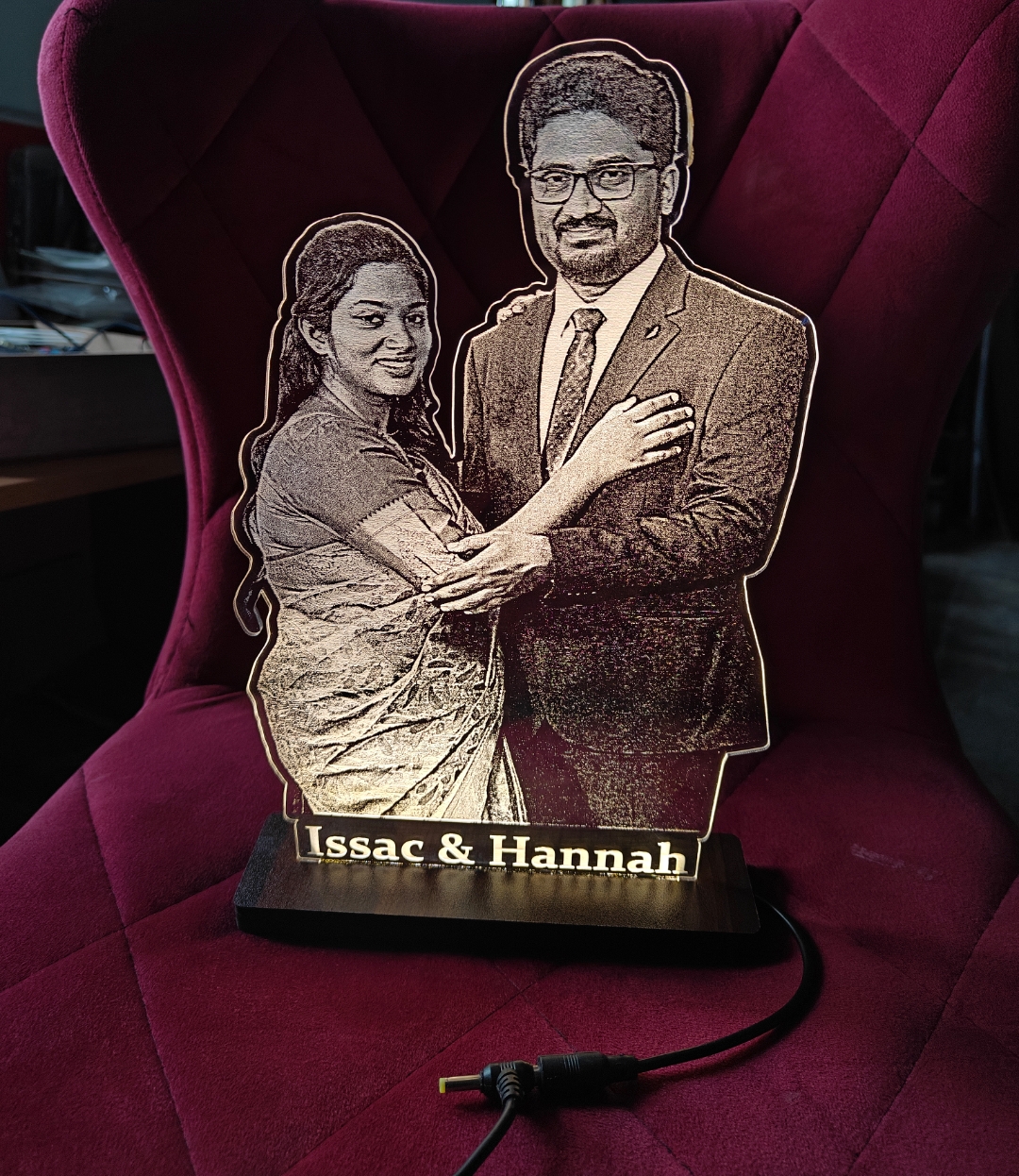 Acrylic Engraved Photo standy - Image 2