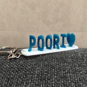 Alternative view of Flipname Keychain