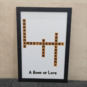 Name Puzzle Frame