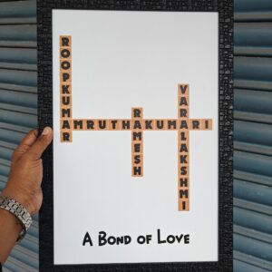 Alternative view of Name Puzzle Frame