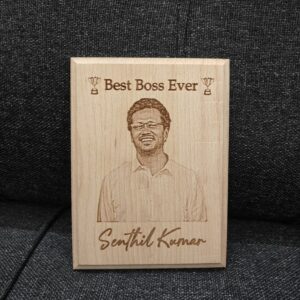 Wooden Engraving 8*6 inch