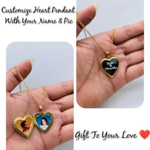 Alternative view of Heart Photo Pendant ❤️